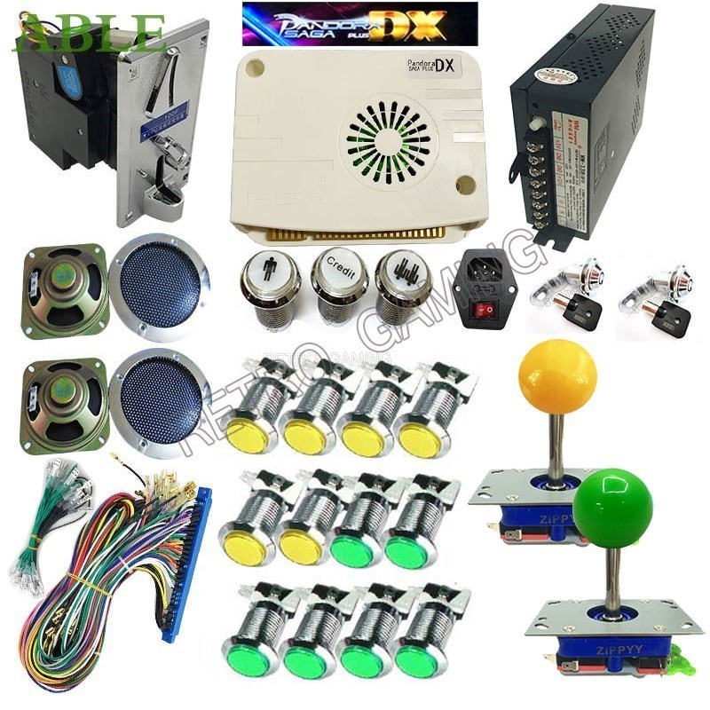 Trackball Controller Arcade - Pandora Saga dx 5000 in 1キット,アーケードゲームコンソール用の特別なDIYキット,ハマ,プッシュボタン,アーケードゲームコンソール