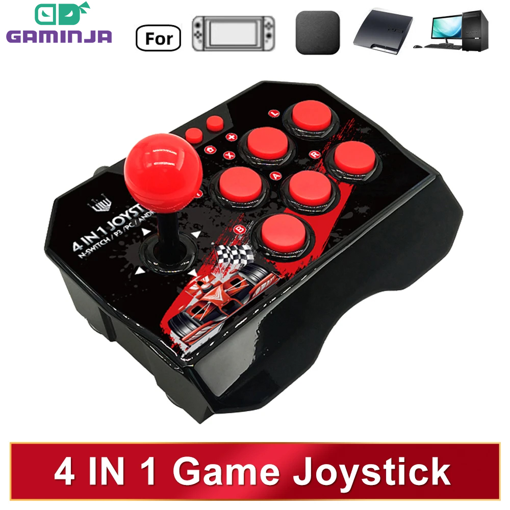 Arcade Vibes - GAMINJA 4-in 1 ゲームジョイスティック 3 メートル