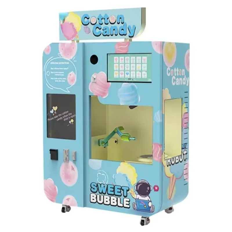 全自動綿菓子自動販売機（交換システム付き）業務用4種フレーバ - Arcade Vending Machines のレビューと価格