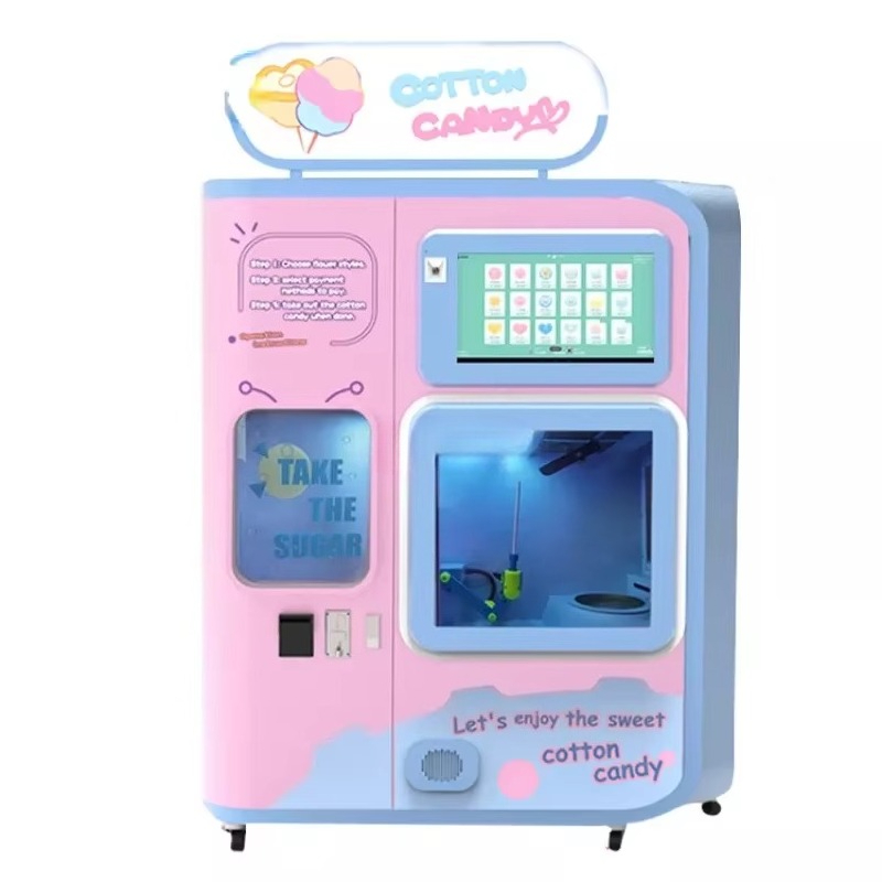 全自動綿菓子自動販売機（交換システム付き）業務用4種フレーバ - Arcade Vending Machines のレビューと価格