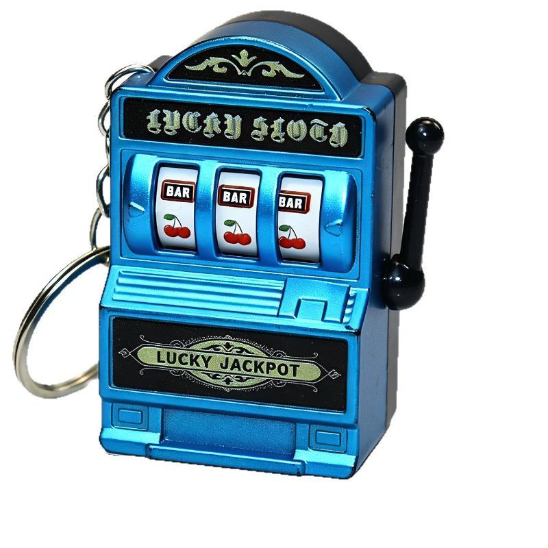 ミニギャンブルスロットマシンキーホルダー、クリエイティブアー - Arcade Game Jackpot のレビューと価格